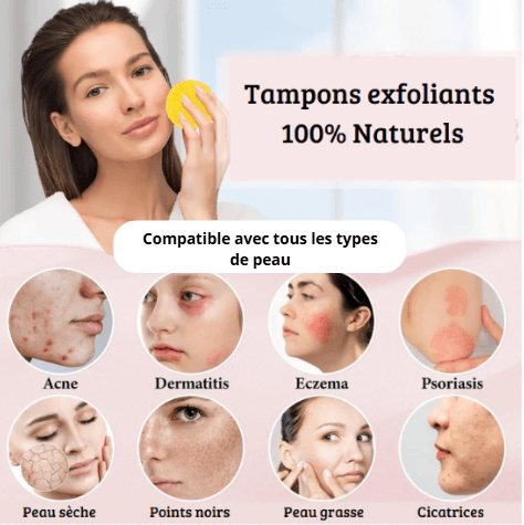 Tampons Exfoliants Curcuma & Acide Kojic